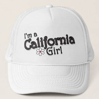 I'm a California Girl, Flower, Ladies Baseball Cap