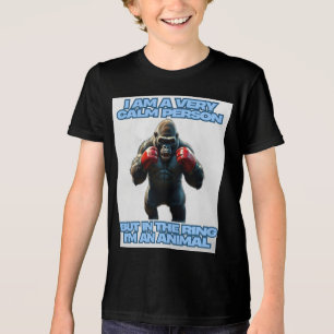 I'm a Calm Person But in the Ring I'm an Animal Tri-Blend Shirt