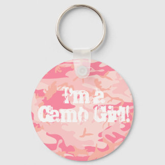 "I'm a Camo Girl" keychain