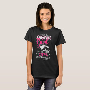I'm A Camping Girl Funny Cool Tent Camper T-Shirt