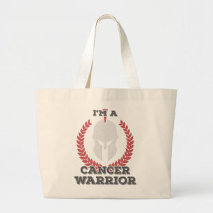 I'm a Cancer Warrior Cancer Awareness Gift Gift Large Tote Bag
