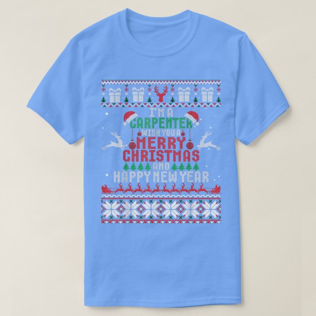 I'm a Carpenter Christmas Funny Ugly Xmas Sweater  (Design Front)