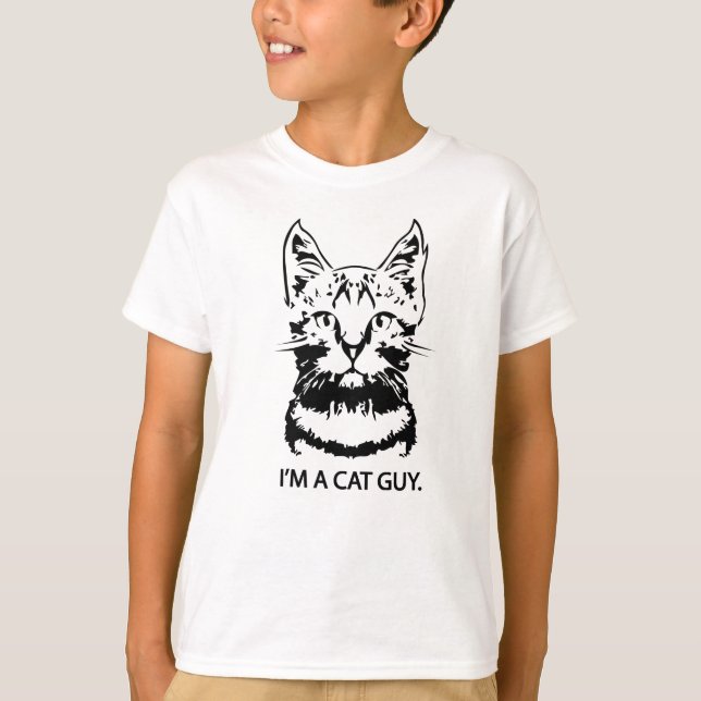 I'm A Cat Guy T-Shirt (Front)