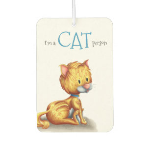 I'm a Cat Person Cute Illustrated Car Air Freshener