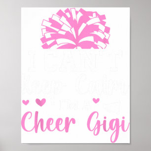 I'm A Cheer Gigi Grandma Gigi Of A Cheerleader Gig Poster