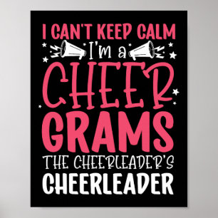 I'm A Cheer Grams Of A Cheerleader Grams Grandma _ Poster