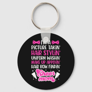 I'm A Cheer Mum Of A Cheerleader Mother Cheerleadi Key Ring