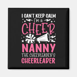 I'm A Cheer Nanny Of A Cheerleader Nanny Grandma  Magnet