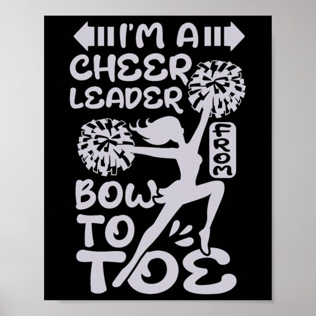 I'm A Cheerleader From Bow To Toe  Poster (Front)
