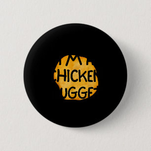 I'm A Chicken Nugget Funny Lazy Easy Halloween Cos 6 Cm Round Badge