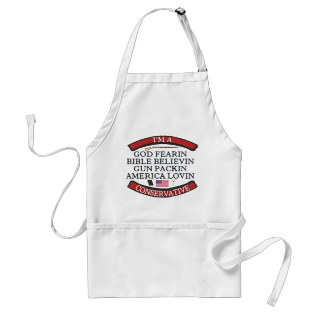 I'M A CONSERVATIVE STANDARD APRON (Front)