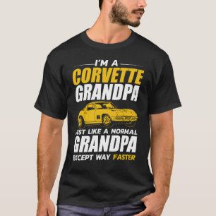 i'm a corvette grandpa just like a normal grandpa  T-Shirt