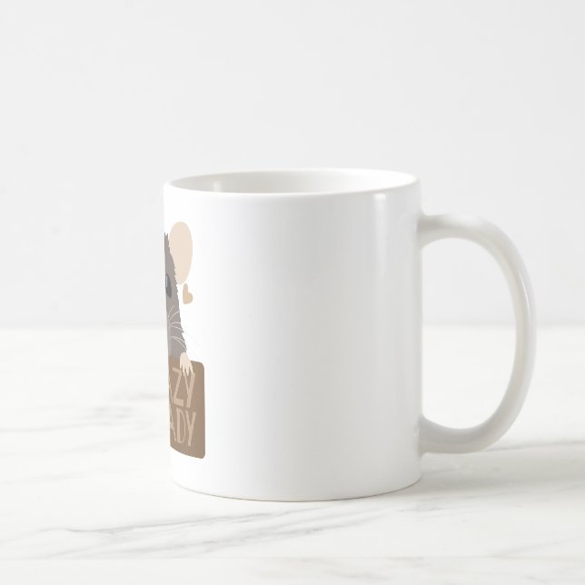 I'm a crazy rat lady coffee mug (Right)