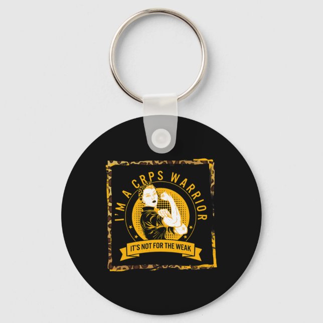 I'm A Crps Warrior Complex Regional Pain Syndrome  Key Ring (Front)