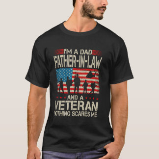 I'm A Dad Father-In-Law And Veteran Grandpa Father T-Shirt