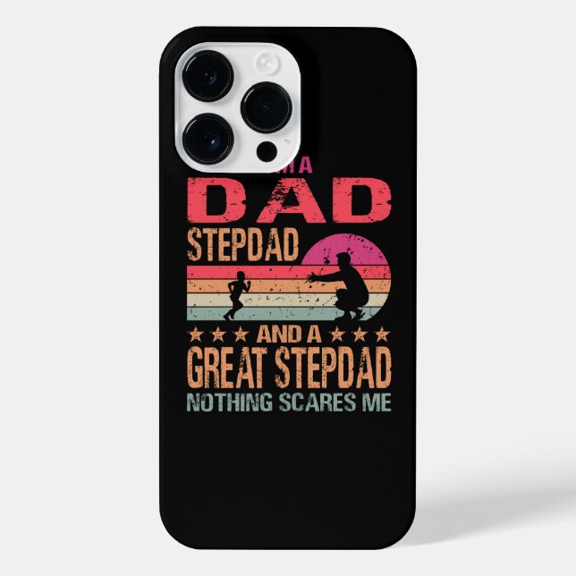 I'm A Dad Stepdad And A Great Stepdad Nothing Scar iPhone Case (Back)