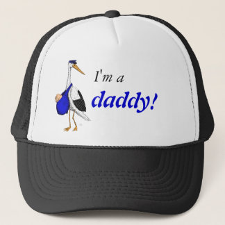 "I'm a daddy!" hat with the Delivery Stork