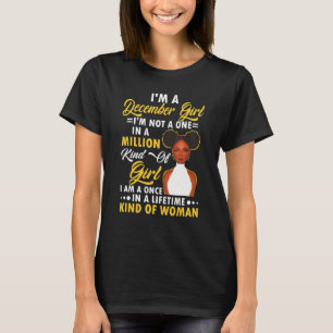I'm A December Girl Black Women Shirt December Gir