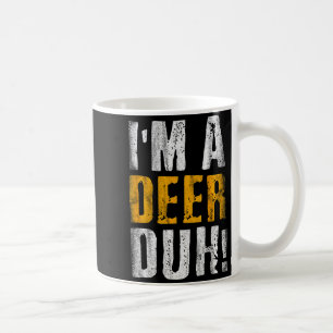 I'm A Deer Duh! Funny Halloween Party Costume  Coffee Mug