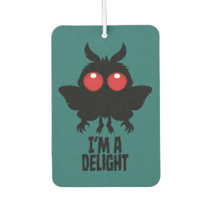 I'm A Delight Mothman Creepy Cute Cryptid Car Air Freshener