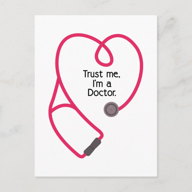 Im A Doctor Postcard (Front)