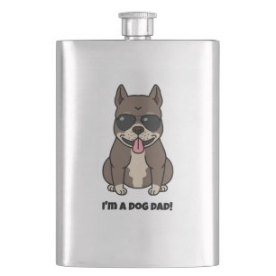 I'm a Dog Dad - perfect for Father's Day Hip Flask
