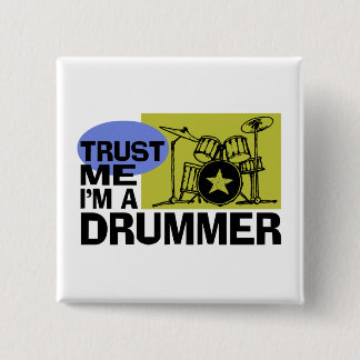 I'm A Drummer Button