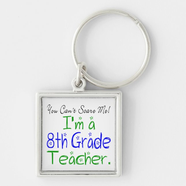 I'm a Eighth Grade Teacher Keychain (Front)