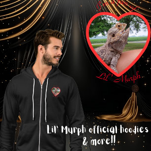 "I'm a fan of Lil' Murph" Bearded Dragon  Hoodie