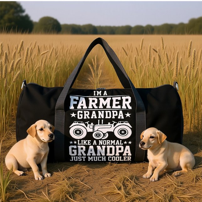 I'M A FARMER GRANDPA LIKE A NORMAL GRANDPA  DUFFLE BAG (Creator Uploaded)