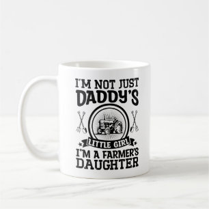 I'm A Farmers Daughter Present Farming Lovers Cool Coffee Mug