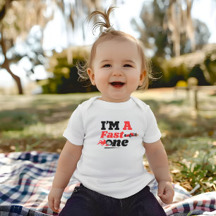I'm a fast one Boy First  birthday party Toddler T-Shirt