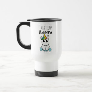 I'm a Fluffy Unicorn Coffee Insulated Mug Tumbler
