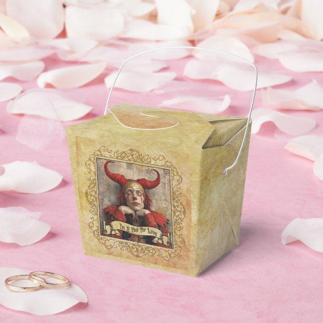 I'm A Fool For Love!  Favour Box (Wedding)