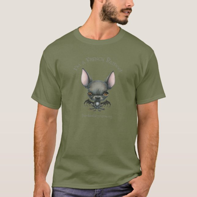 I'm a French Batdog! T-Shirt (Front)