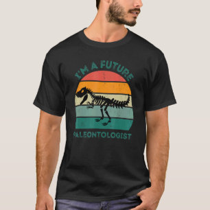 I'm A Future Paleontologist Retro Paleontology Din T-Shirt