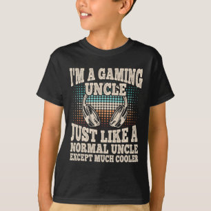 I'm A Gaming Uncle Funny Video Gamer Gaming Retro  T-Shirt