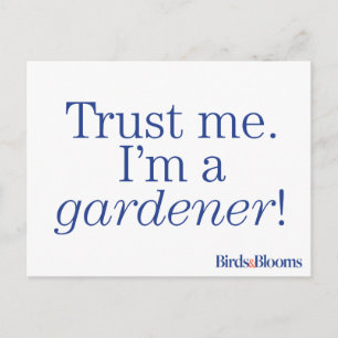 I'm a Gardener Postcard