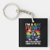 I'm A Gay Furry Rainbow Fox Wolf Pride Month