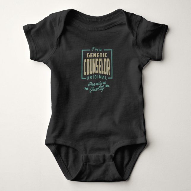 I'm a Genetic Counsellor Baby Bodysuit (Front)