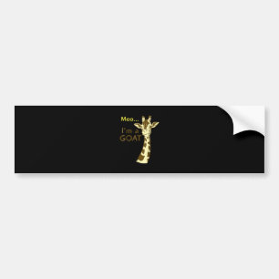 I'm A Goat Cool Confusing Giraffe Bumper Sticker