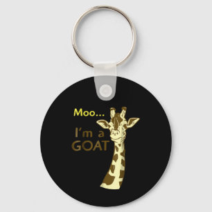 I'm A Goat Cool Confusing Giraffe Key Ring