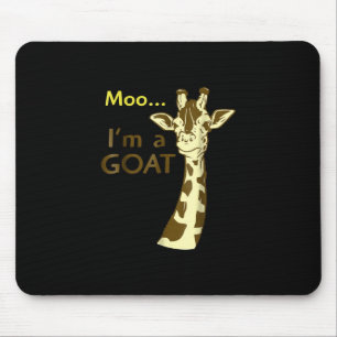 I'm A Goat Cool Confusing Giraffe Mouse Mat