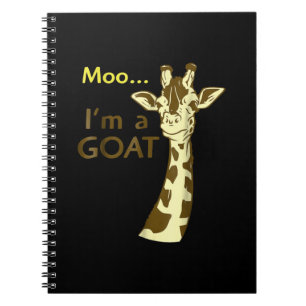 I'm A Goat Cool Confusing Giraffe Notebook