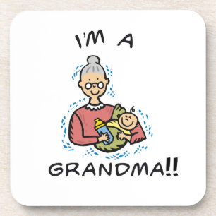 I'm a Grandma-Grandma and Baby Gifts Coaster