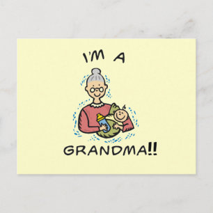 I'm a Grandma-Grandma and Baby Postcard