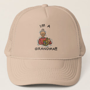 I'm a Grandma-Grandma and Baby Trucker Hat