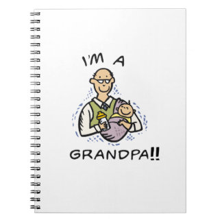 I'm a Grandpa -Grandpa and Baby Tshirts and Gifts Notebook