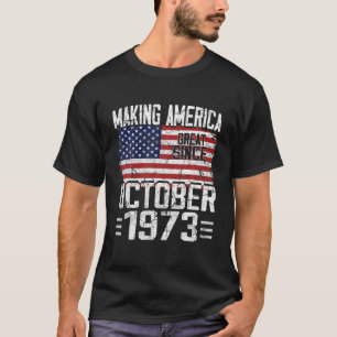 I'm A Grumpy Old Man I Was Born In October 1972 Bi T-Shirt