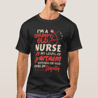 I'M A Grumpy Old Nurse Women Funny Nursing Rn Lpn  T-Shirt
